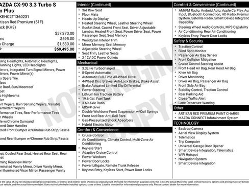 New 2026 MAZDA CX-90 3.3 Turbo S w/ Premium Plus image 6