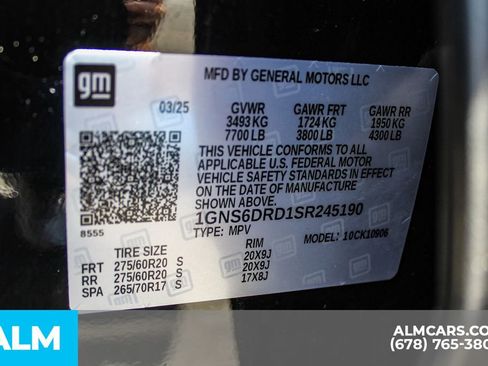 Used 2025 Chevrolet Suburban Z71 AWD/4WD image 42