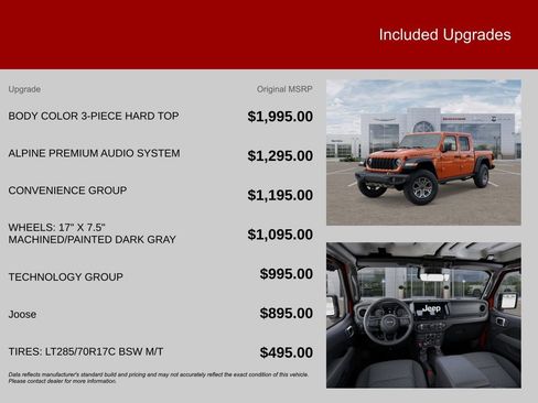 New 2025 Jeep Gladiator Mojave w/ Convenience Group image 7