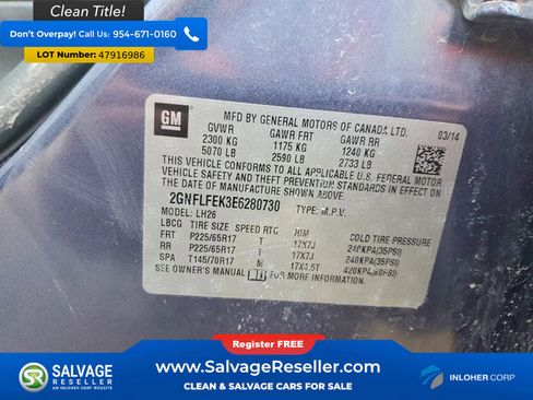 Used 2014 Chevrolet Equinox LT w/ Driver Convenience Package image 17