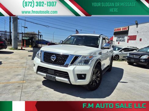 Used 2018 Nissan Armada Platinum w/ Captain Seat Package image 1