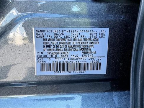 New 2026 Nissan Sentra SV FWD image 13