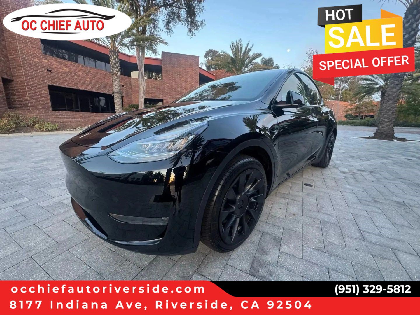 Used 2024 Tesla Model Y Long Range AWD/4WD image 1