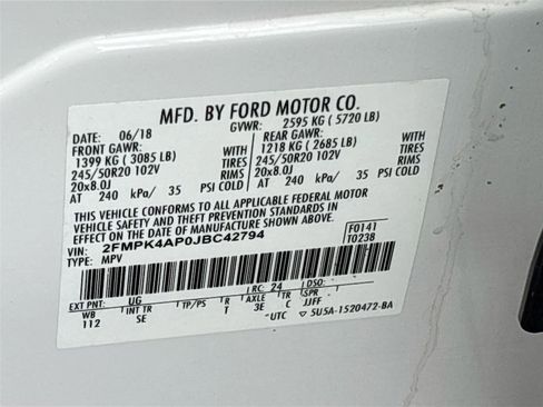 Used 2018 Ford Edge Sport w/ Equipment Group 401A image 33