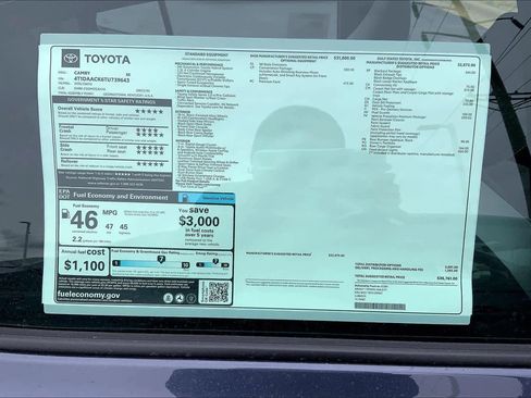 New 2026 Toyota Camry SE FWD image 19