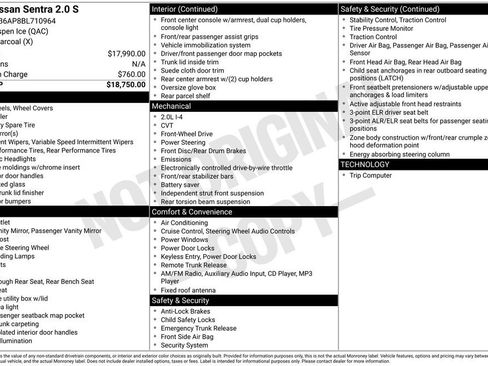 Used 2011 Nissan Sentra 2.0 S image 2