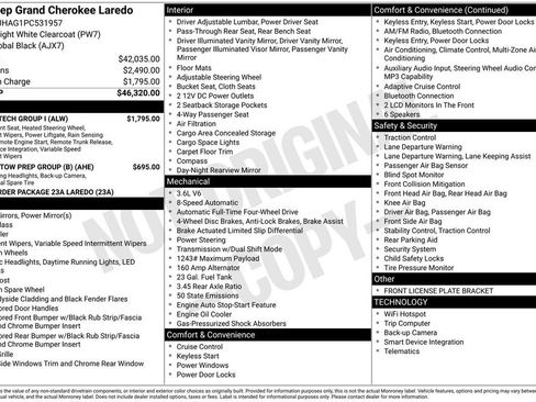 Used 2023 Jeep Grand Cherokee Laredo w/ Luxury Tech Group I AWD/4WD image 17
