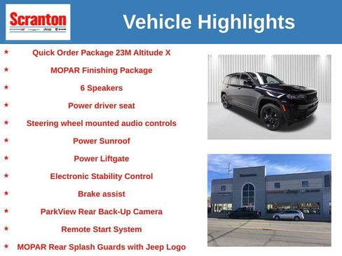 New 2025 Jeep Grand Cherokee L Altitude image 6