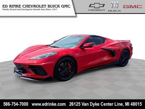 Certified 2021 Chevrolet Corvette Stingray Premium Cpe w/ Z51 Performance Package RWD image 1