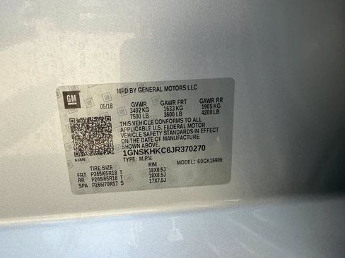 Used 2018 Chevrolet Suburban LT AWD/4WD image 14