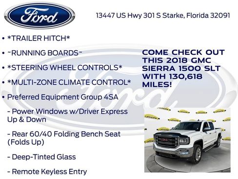 Used 2018 GMC Sierra 1500 SLT w/ SLT Premium Package image 15