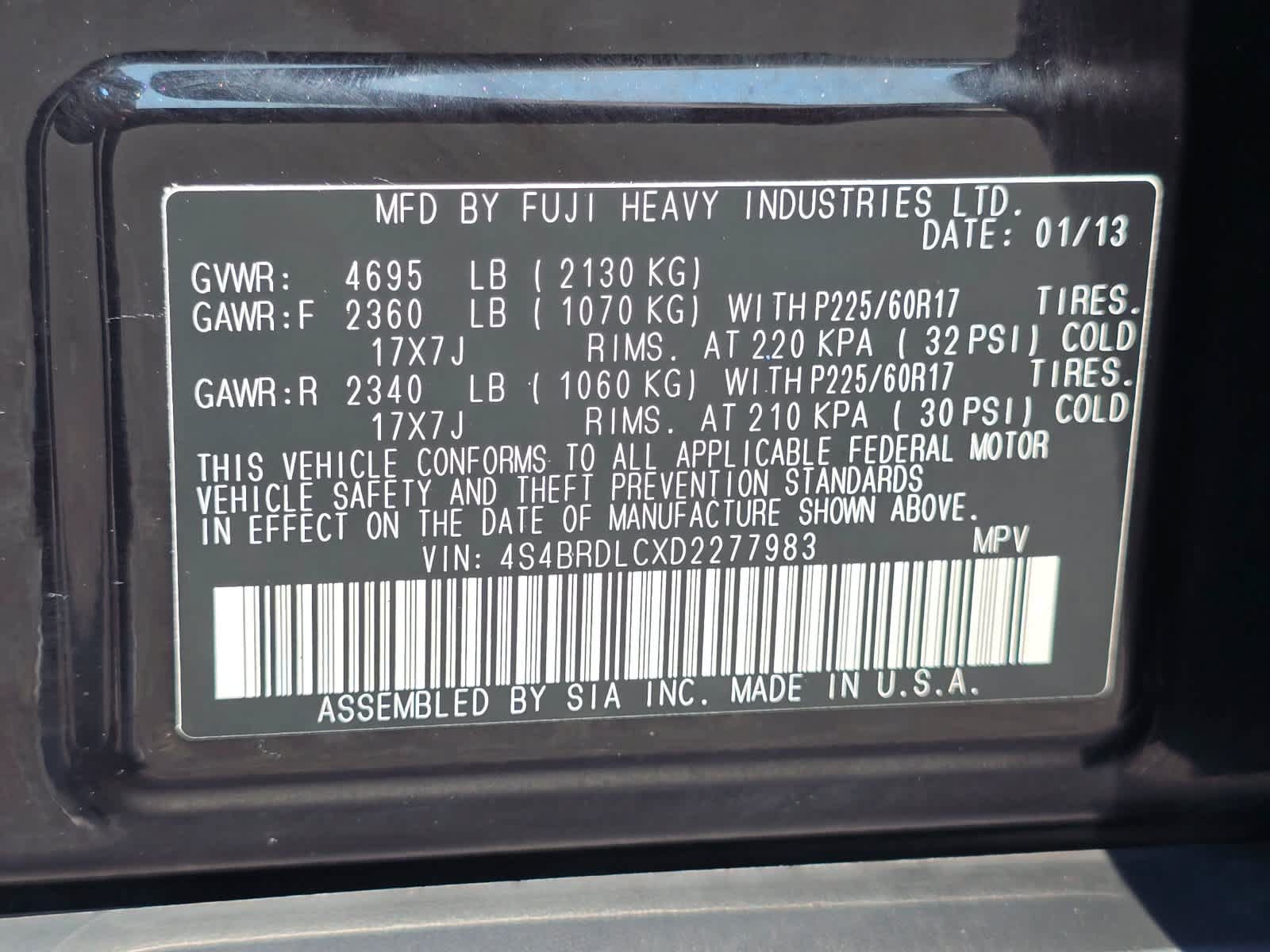 Used 2013 Subaru Outback 3.6R Limited AWD/4WD image 12