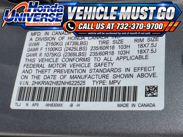 Certified 2022 Honda CR-V EX-L image 34