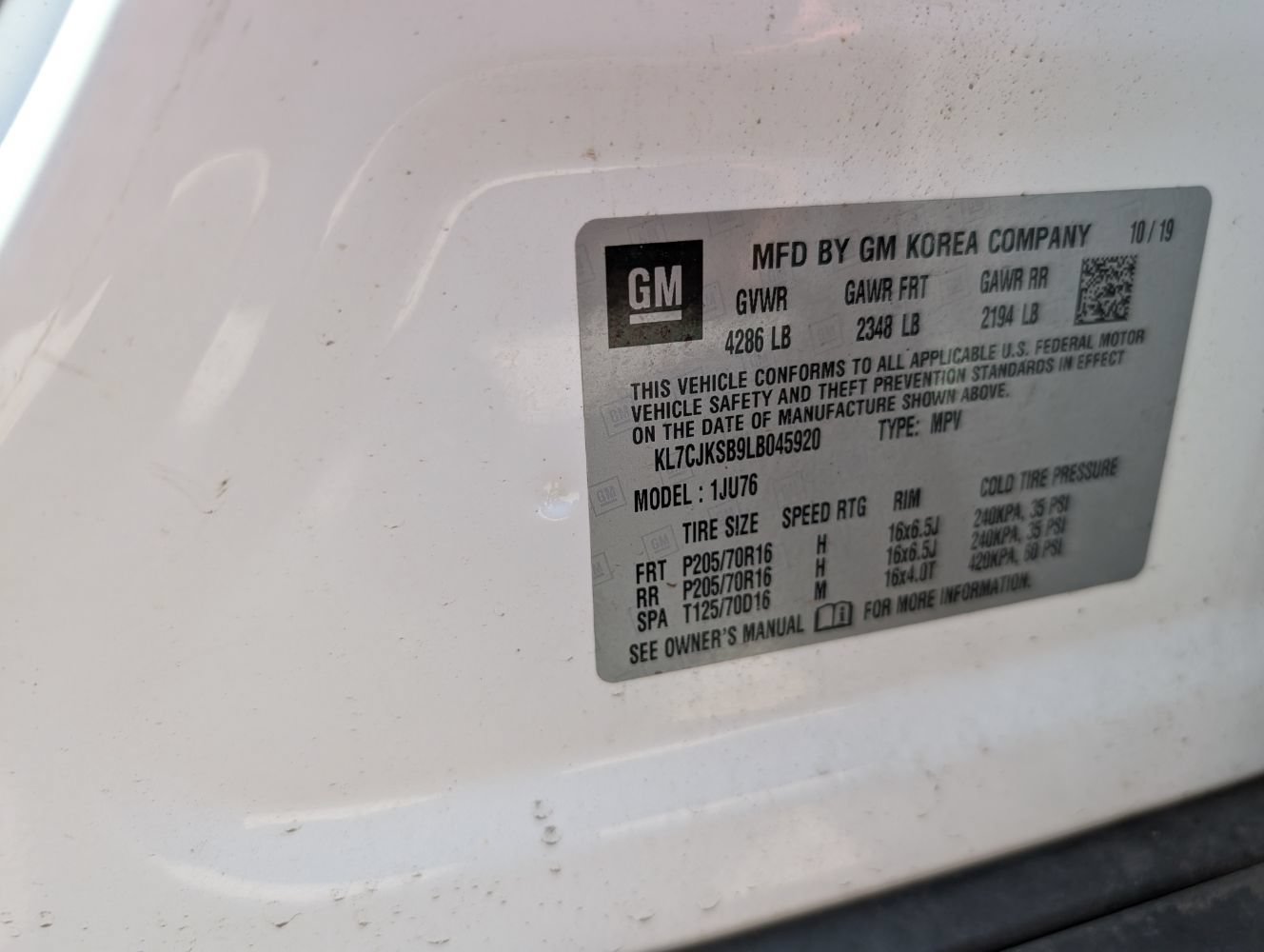 Used 2020 Chevrolet Trax LS w/ Tint and Cruise Package FWD image 24
