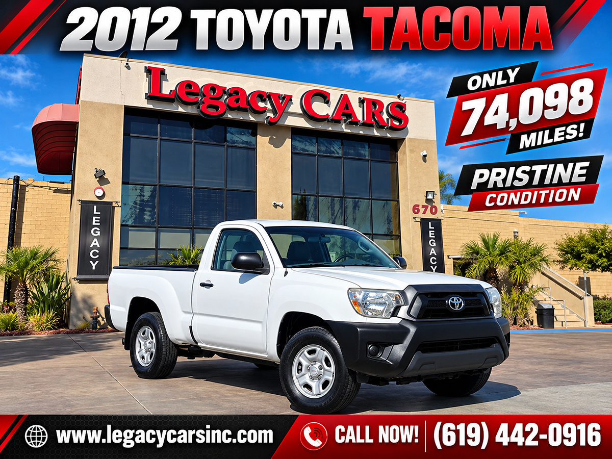 Used 2012 Toyota Tacoma 2WD Regular Cab image 2
