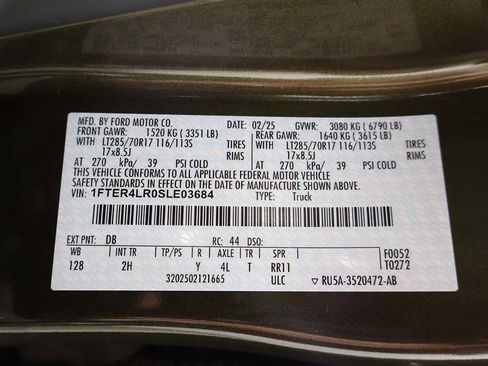 Used 2025 Ford Ranger Raptor AWD/4WD image 56