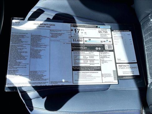 New 2026 INFINITI QX80 SPORT image 41