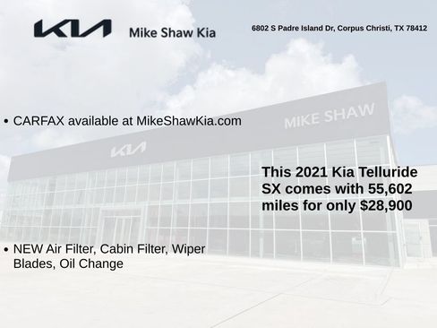 Used 2021 Kia Telluride SX w/ SX Prestige Package AWD/4WD image 3