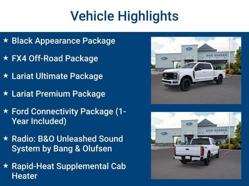 New 2026 Ford F350 Lariat w/ Black Appearance Package image 3