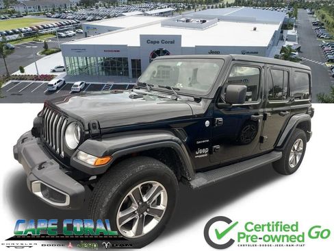 Used 2020 Jeep Wrangler Unlimited Sahara AWD/4WD image 1