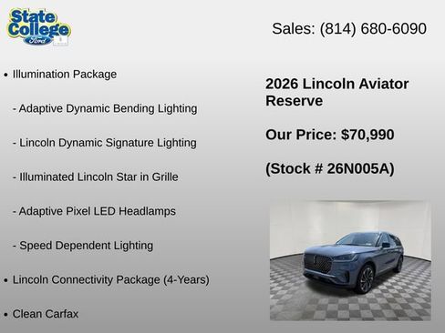 Used 2026 Lincoln Aviator Reserve AWD/4WD image 18