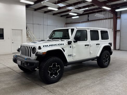 Used 2021 Jeep Wrangler Unlimited Rubicon 4xe w/ Cold Weather Group image 1