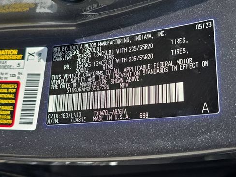 Used 2023 Toyota Highlander Platinum FWD image 38