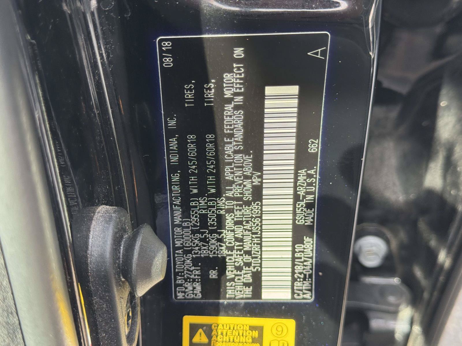 Used 2018 Toyota Highlander XLE AWD/4WD image 31