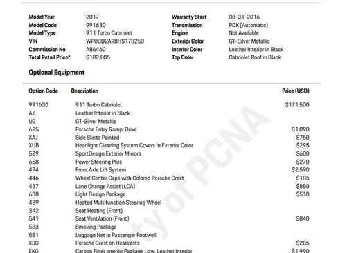 Used 2017 Porsche 911 Turbo image 2