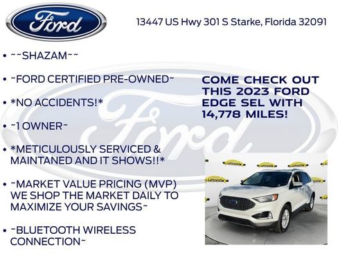Certified 2023 Ford Edge SEL w/ Convenience Package image 6