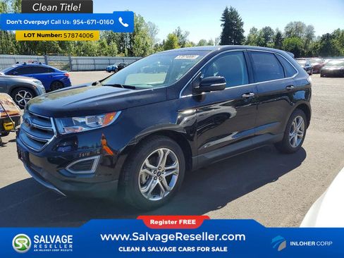 Used 2018 Ford Edge Titanium w/ Technology Package FWD image 1