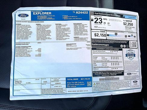 New 2026 Ford Explorer Platinum w/ LUX Leather Package image 14