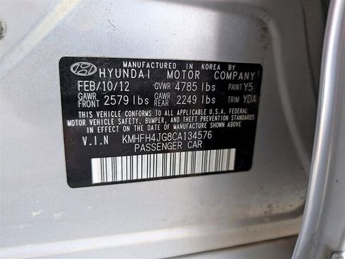 Used 2012 Hyundai Azera w/ Technology Pkg image 31