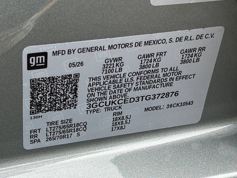 New 2026 Chevrolet Silverado 1500 Custom Trail Boss AWD/4WD image 48