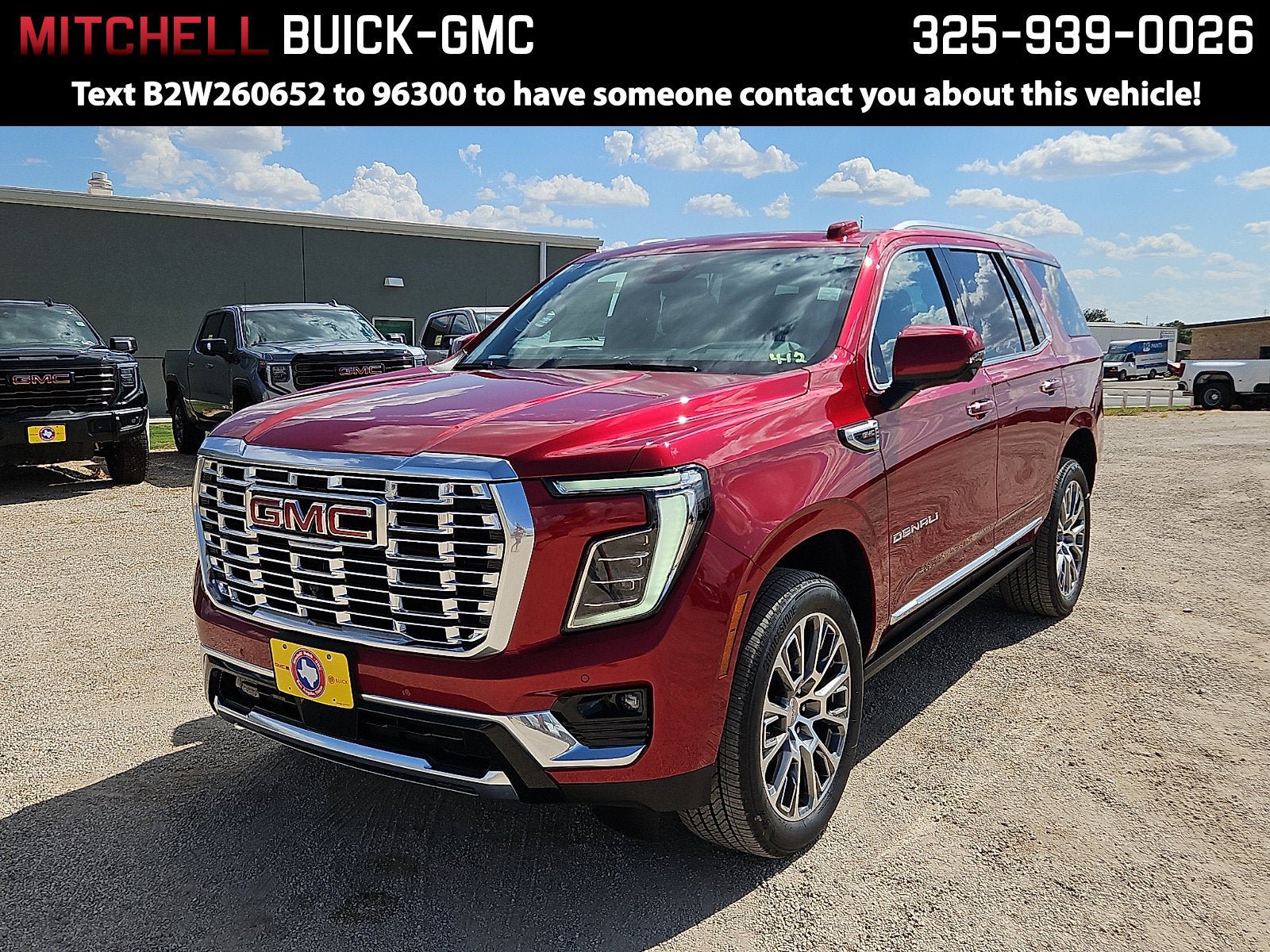 New 2026 GMC Yukon Denali w/ Sun & Power Step Package RWD image 1
