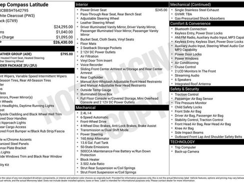 Used 2017 Jeep Compass Latitude w/ Cold Weather Group image 5