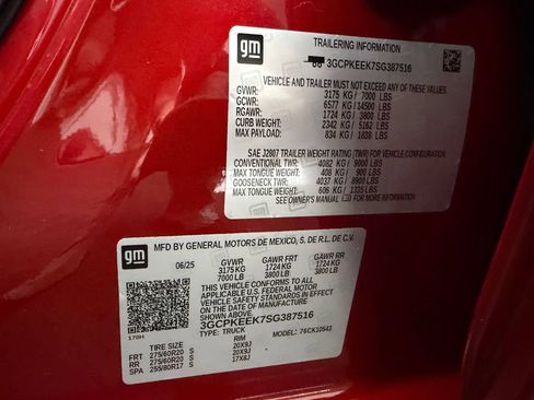 Used 2025 Chevrolet Silverado 1500 RST w/ Protection Package AWD/4WD image 19