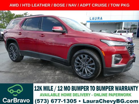 Certified 2022 Chevrolet Traverse RS AWD/4WD image 1