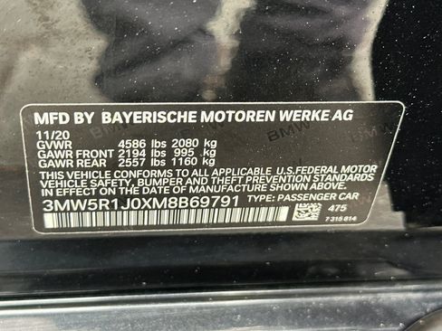 Used 2021 BMW 330i Sedan w/ Convenience Package RWD image 27
