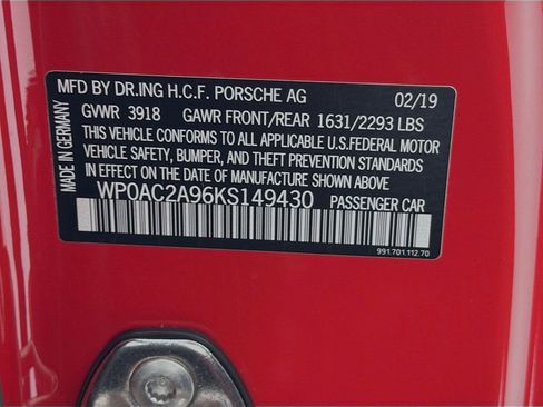 Used 2019 Porsche 911 GT3 image 41