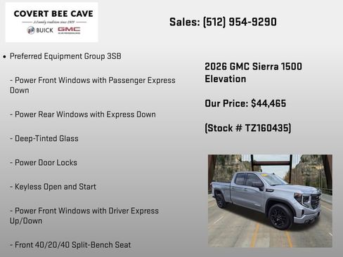 New 2026 GMC Sierra 1500 Elevation RWD image 6