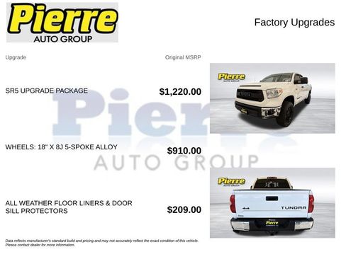 Used 2016 Toyota Tundra SR5 w/ SR5 Upgrade Package AWD/4WD image 13