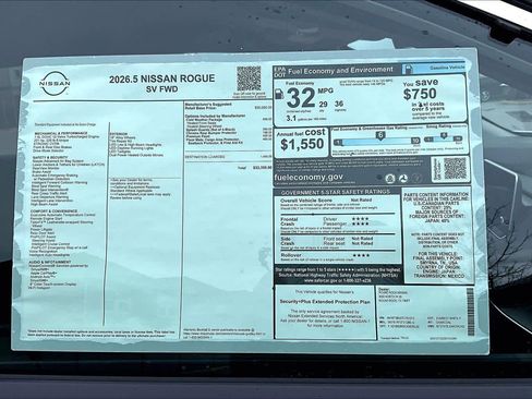 New 2026 Nissan Rogue SV w/ Cold Weather Package FWD image 19