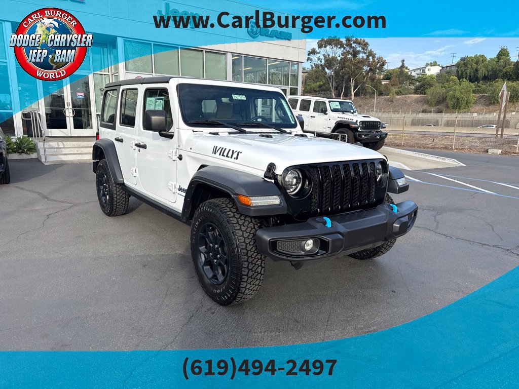 Certified 2023 Jeep Wrangler Unlimited w/ 8.4" Radio Group AWD/4WD image 1