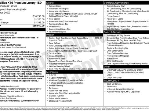 Certified 2023 Cadillac XT6 Premium Luxury image 43