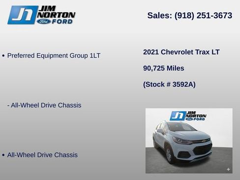 Used 2021 Chevrolet Trax LT AWD/4WD image 8