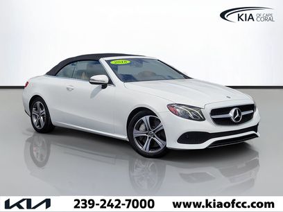 Used 2018 Mercedes-Benz E 400 Cabriolet
