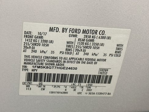 Used 2017 Ford Explorer Sport AWD/4WD image 12