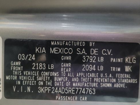 Used 2024 Kia Forte LXS w/ LXS Technology Package FWD image 33
