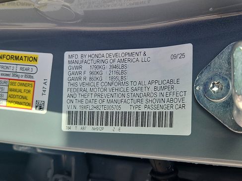 New 2026 Honda Civic Sport image 16